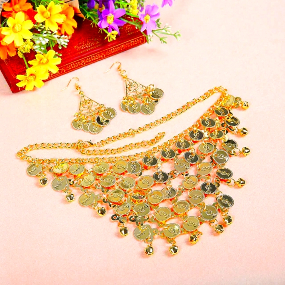Dance Accessories Jewelry Women's Training Metal Coin / Belly Dance / Performanc
